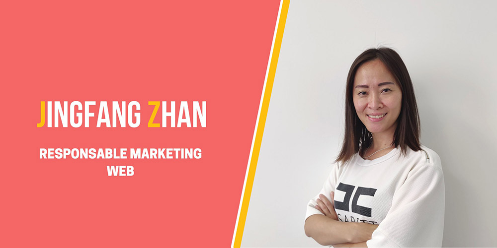 Jingfang ZHAN, responsable marketing web